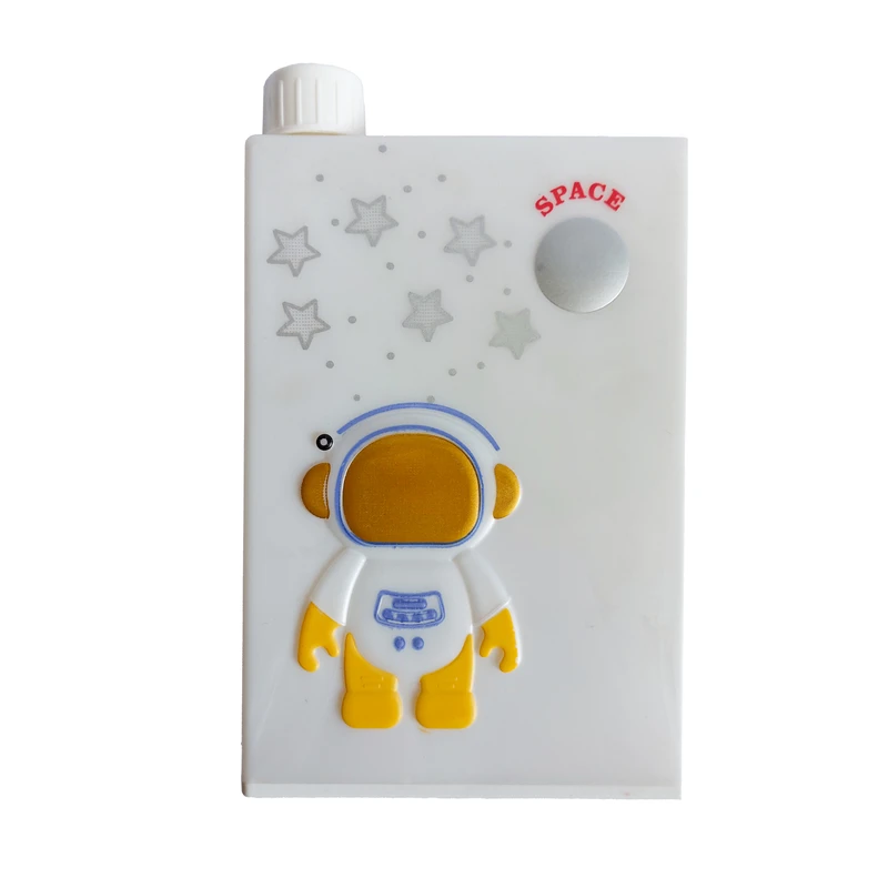 بطری آب هوم اند اسکول مدل کتابی طرح فضانورد گنجایش 0.5 لیتر - تصویر 2