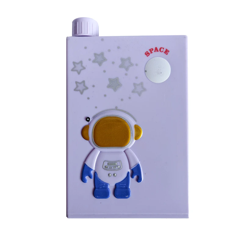 بطری آب هوم اند اسکول مدل کتابی طرح فضانورد گنجایش 0.5 لیتر - تصویر 4