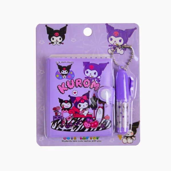 دفترچه یادداشت 40 برگ مدل کرومی به همراه خودکار