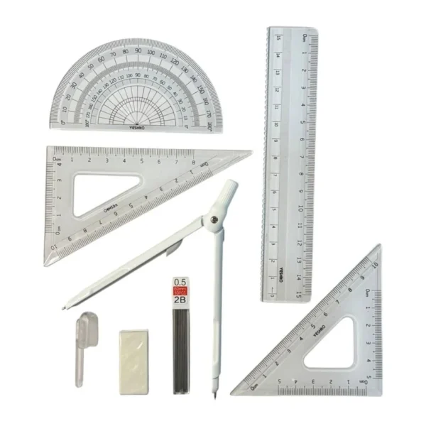 ست پرگار وشکو مدل مهندسی مجموعه 7 عددی