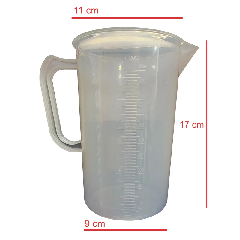 ظرف مدرج آزمایشگاه مدل Lex حجم 1 لیتر - تصویر 2