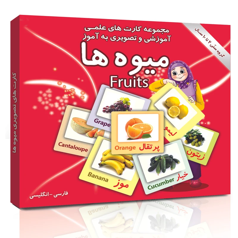 فلش کارت های علمی آموزشی و تصویری (دوزبانه) مجموعه 6 عددی - تصویر 3