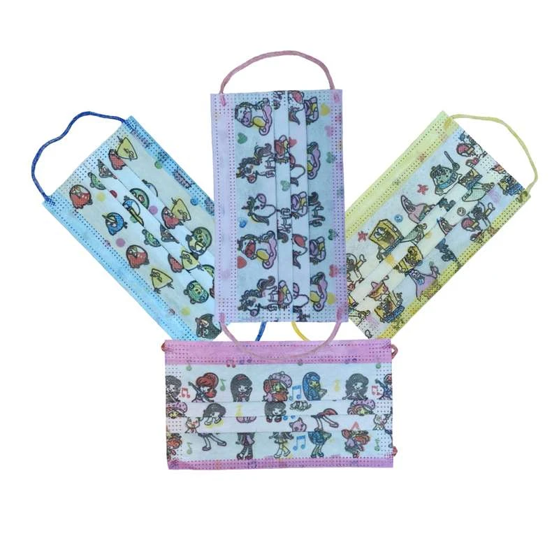 ماسک تنفسی کودک مدل رنگارنگ مجموعه ۱۰۰ عددی - تصویر 3