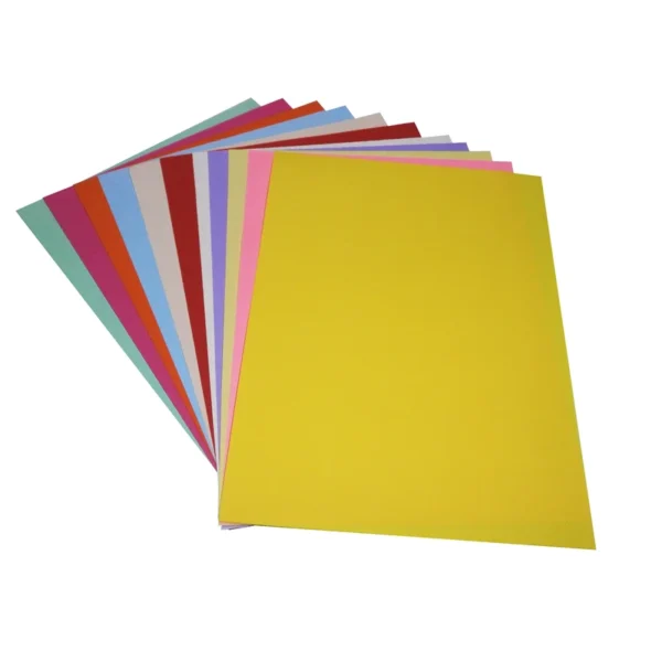 کاغذ رنگی کد P1001_096 سایز A4 بسته 96 عددی
